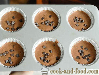Muffins σοκολάτας - ένα βήμα προς βήμα τη συνταγή
