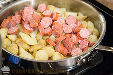 Συνταγή πατάτες με λουκάνικο