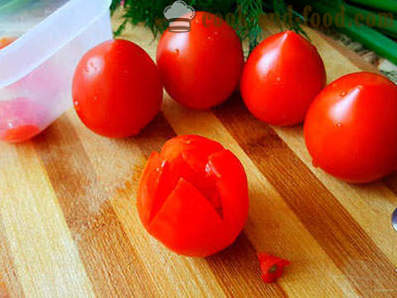 Εορταστική Ντομάτα σύνθεση - τουλίπες