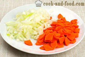 Σούπα λαχανικών με βάση το κρέας και το ρύζι