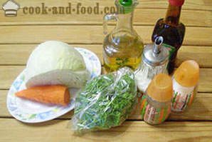 Η βιταμίνη σαλάτα λάχανο και τα καρότα