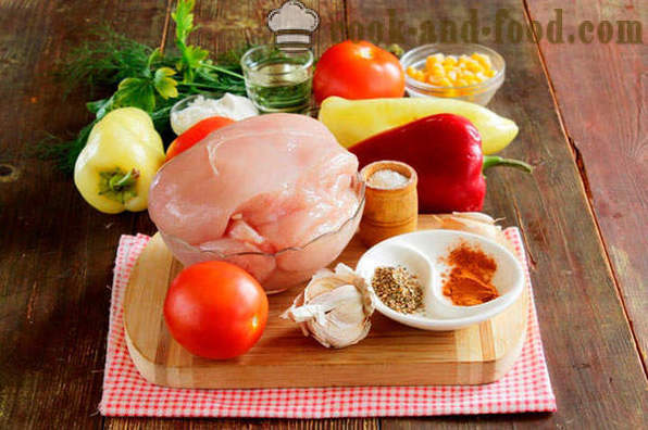 Στιφάδο λαχανικών με κοτόπουλο