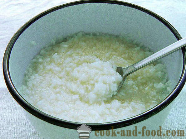 Χυλό γάλα ρυζιού - Βήμα προς βήμα συνταγή