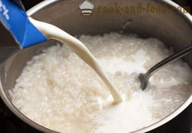 Χυλό γάλα ρυζιού - Βήμα προς βήμα συνταγή