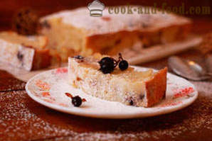 Γλυκό κέικ σιμιγδάλι - η συνταγή με μια φωτογραφία