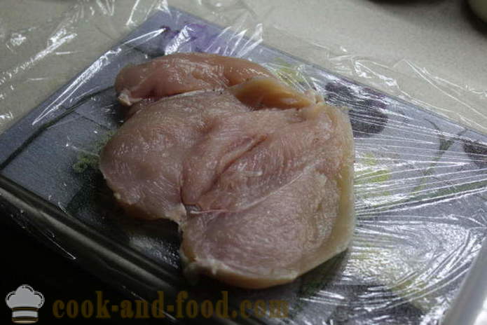 Ρολά κοτόπουλο με ανανά και βερίκοκα - πώς να κάνει ρολά κοτόπουλο, με μια βήμα προς βήμα φωτογραφίες συνταγή