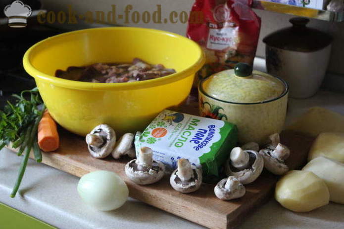 Σούπα με συκώτι κοτόπουλου - πώς να μαγειρεύουν σούπα με το συκώτι, ένα βήμα προς βήμα φωτογραφίες συνταγή