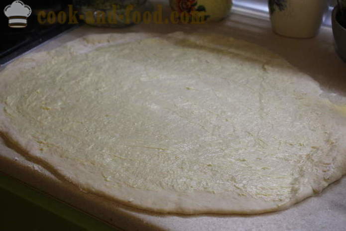Ρολά Τυρί με σκόρδο και κρεμμύδι - πώς να κάνετε muffins με τυρί και σκόρδο, με μια βήμα προς βήμα φωτογραφίες συνταγή