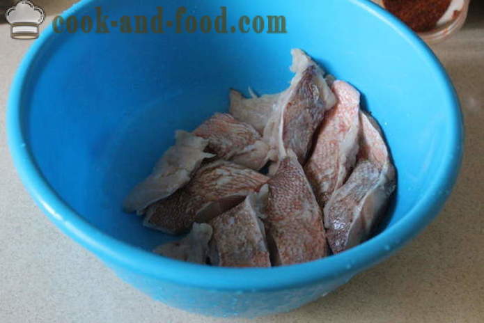 Ψάρια μαριναρισμένα σε ξύδι με κρεμμύδια και κέδρου - πώς να μαγειρεύουν μαριναρισμένα ψάρια στο σπίτι, βήμα προς βήμα φωτογραφίες συνταγή