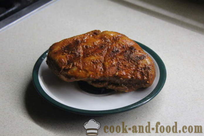 Αρχική παστουρμά κοτόπουλο στο φούρνο - πώς να μαγειρεύουν μια παστουρμά στήθος κοτόπουλου στο σπίτι, βήμα προς βήμα φωτογραφίες συνταγή