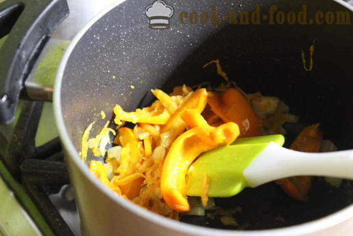 Σούπα πατάτας με κεφτέδες και πάστα ντομάτας - πώς να μαγειρεύουν σούπα ντομάτας με κεφτέδες, με μια βήμα προς βήμα φωτογραφίες συνταγή