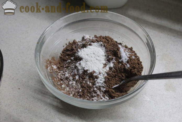 Κέικ σοκολάτας με αχλάδια - πώς να κάνει ένα κέικ σοκολάτας με αχλάδι σπίτι, βήμα προς βήμα φωτογραφίες συνταγή