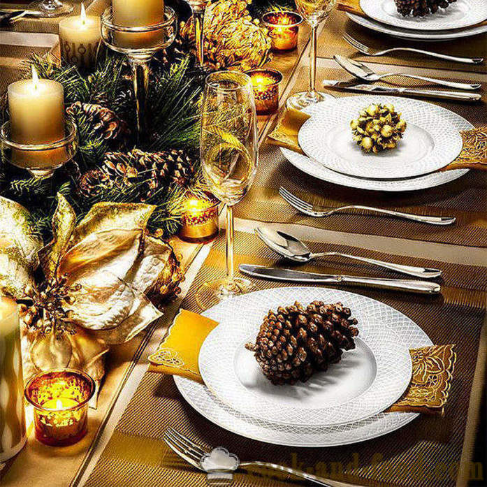 Κάνοντας τραπέζι της Πρωτοχρονιάς σε ένα έτος ή Κάπρος Pig - χρησιμεύσει ως τραπέζι της Πρωτοχρονιάς το 2019