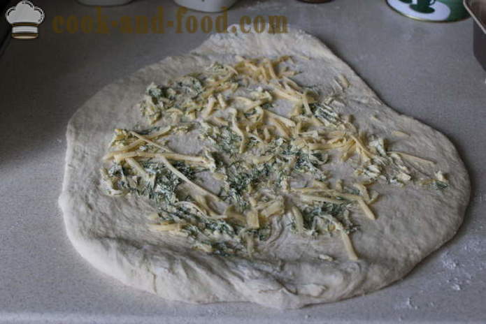 Σπιτικό ψωμί τυρί με μυρωδικά - ένα βήμα προς βήμα συνταγή ψωμιού τυρί στο φούρνο, με φωτογραφίες
