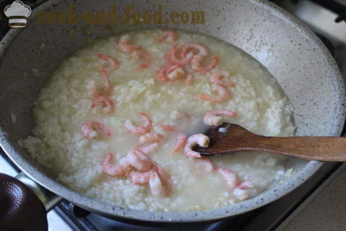 Νόστιμο ρύζι με γαρίδες στο Thai - πώς να μαγειρεύουν ρύζι με θαλασσινά, ένα βήμα προς βήμα φωτογραφίες συνταγή