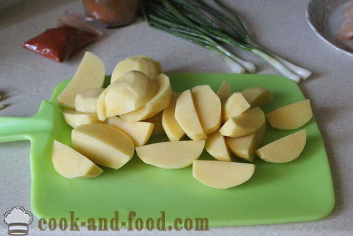 Πατάτες με πάπρικα και σκόρδο - πώς να μαγειρέψετε νόστιμα πατάτες με πάπρικα, ένα βήμα προς βήμα φωτογραφίες συνταγή