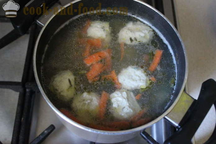 Σούπα σπανάκι με κρέμα γάλακτος και ζυμαρικά - πώς να μαγειρεύουν σούπα με σπανάκι κατεψυγμένο, βήμα προς βήμα φωτογραφίες συνταγή