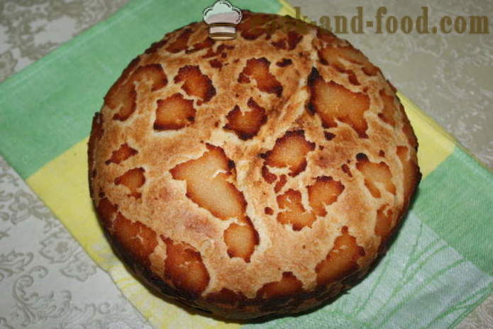 Σπιτικό ψωμί με τραγανή στο φούρνο - πώς να ψήνουν το λευκό ψωμί στο σπίτι, βήμα προς βήμα φωτογραφίες συνταγή