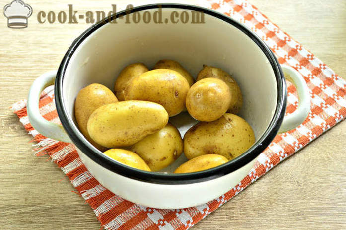 Βραστά νέα πατάτες με σκόρδο και βότανα - πώς να μαγειρεύουν νέα πατάτες νόστιμα και σωστά βήμα προς βήμα φωτογραφίες συνταγή