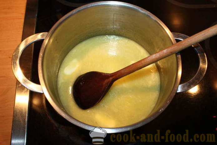 Κρέμα δαχτυλίδια με κρέμα πηγμένο γάλα για τυρί Τιραμισού - πώς να κάνει δαχτυλίδια κρέμα στο σπίτι, βήμα προς βήμα φωτογραφίες συνταγή
