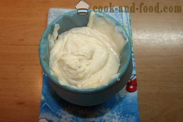 Κρέμα δαχτυλίδια με κρέμα πηγμένο γάλα για τυρί Τιραμισού - πώς να κάνει δαχτυλίδια κρέμα στο σπίτι, βήμα προς βήμα φωτογραφίες συνταγή