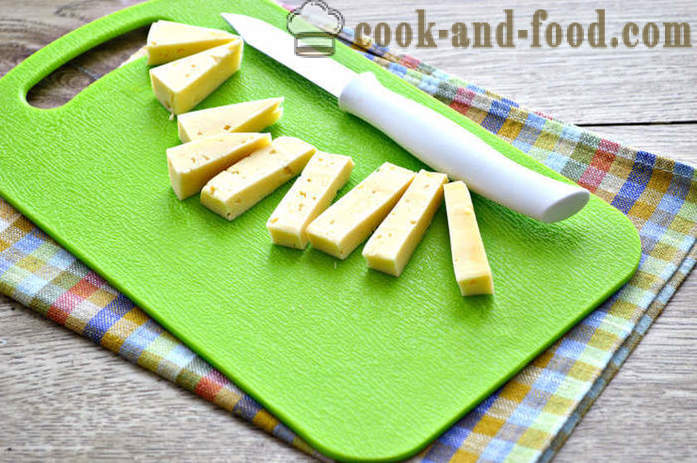Ψητό κρέας κοτολέτες με γέμιση τυρί - πώς να μαγειρεύουν μπιφτέκια γεμιστά με τυρί, ένα βήμα προς βήμα φωτογραφίες συνταγή