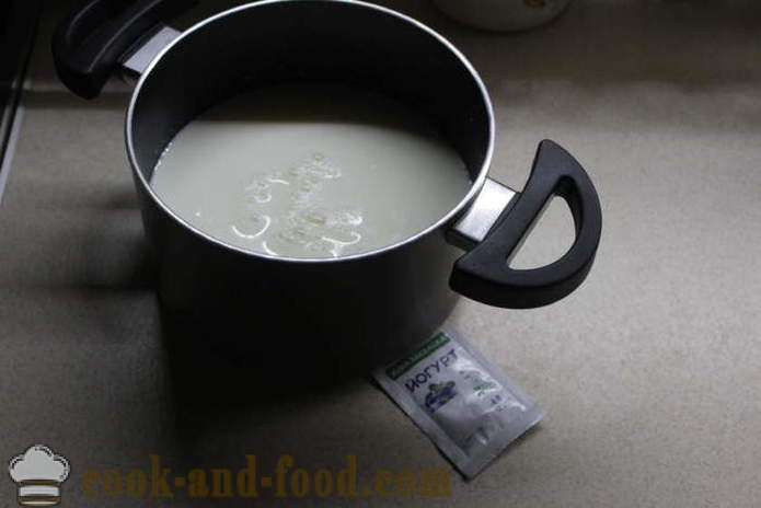 Σπιτική γιαούρτι από γάλα για να ζυμώσουν - πώς να κάνει το γιαούρτι στο σπίτι, βήμα προς βήμα φωτογραφίες συνταγή