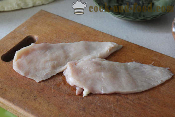 Escalope από στήθος κοτόπουλου σε ένα τηγάνι - πώς να ψήσει ένα σνίτσελ κοτόπουλο σε ένα τηγάνι, μια βήμα προς βήμα φωτογραφίες συνταγή