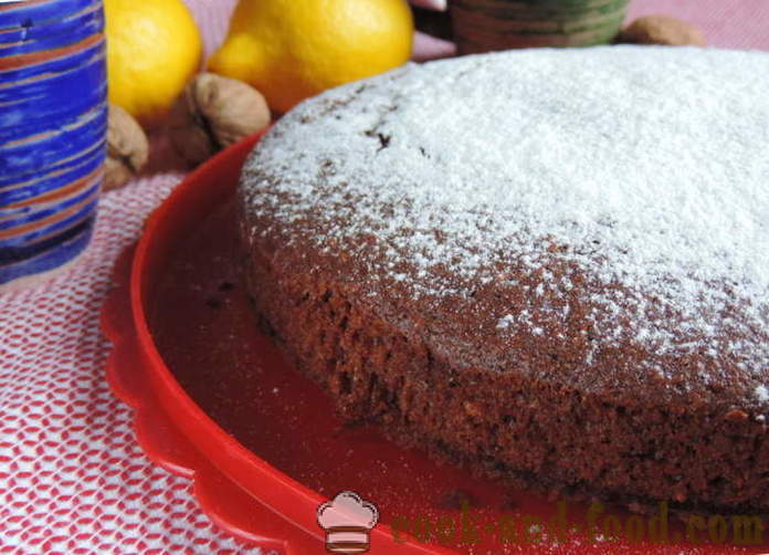 Ο ευκολότερος κέικ καρότου σοκολάτας με φυτικό έλαιο - πώς να μαγειρεύουν κέικ καρότου στο φούρνο, με μια βήμα προς βήμα φωτογραφίες συνταγή