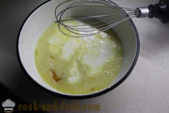 Απλό κέικ μελιού με τζίντζερ - πώς να μαγειρέψουν ένα κέικ με μέλι και τζίντζερ στο φούρνο, με μια βήμα προς βήμα φωτογραφίες συνταγή