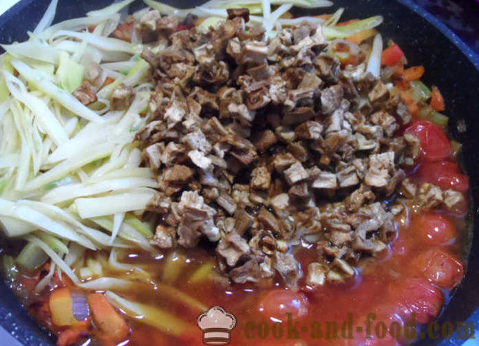 Παχιά σούπα Chili con carne - πώς να μαγειρεύουν ένα κλασικό carne τσίλι con, βήμα προς βήμα φωτογραφίες συνταγή