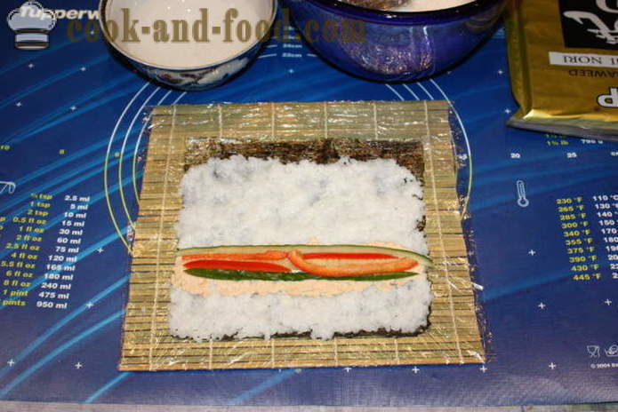 Νόστιμο και απλό καλύμματα για σούσι - πώς να κάνετε σούσι στο σπίτι, βήμα προς βήμα φωτογραφίες συνταγή