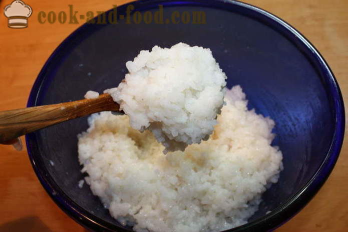 Καλύτερη ρύζι σούσι με ξύδι ρυζιού - πώς να μαγειρεύουν το ρύζι για σούσι στο σπίτι, βήμα προς βήμα φωτογραφίες συνταγή