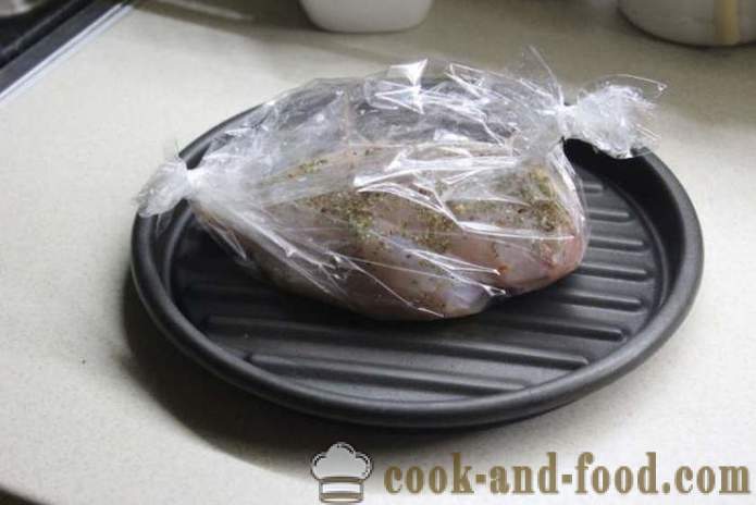 Τυρί ρολό από στήθος κοτόπουλου στο φούρνο - πώς να κάνει ένα ρολό κοτόπουλο στο σπίτι, βήμα προς βήμα φωτογραφίες συνταγή