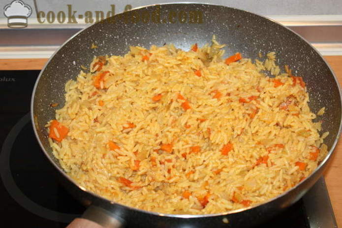 Σκουμπρί γεμιστά κρεμμύδια στο φούρνο - πώς να μαγειρεύουν το σκουμπρί με ρύζι, ένα βήμα προς βήμα φωτογραφίες συνταγή