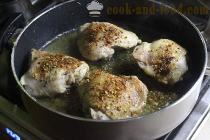 Chakhokhbili Κοτόπουλο στο γεωργιανό - πώς να μαγειρεύουν chakhokhbili στο σπίτι, βήμα προς βήμα φωτο-συνταγή