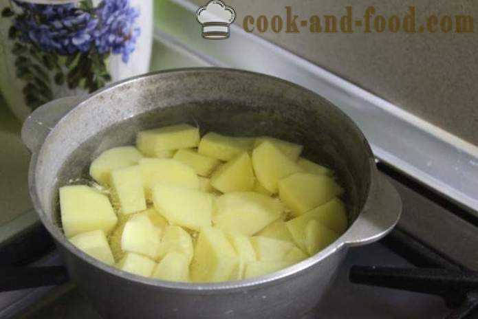 Μπάλες πατάτες με τυρί και μυρωδικά σε λάδι - πώς να κάνει μπάλες πατάτα με τυρί, ένα βήμα προς βήμα φωτογραφίες συνταγή