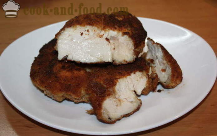 Νόστιμο φιλέτο κοτόπουλο σε κουρκούτι - πώς να κάνει ένα φιλέτο κοτόπουλο σε κουρκούτι, με μια βήμα προς βήμα φωτογραφίες συνταγή