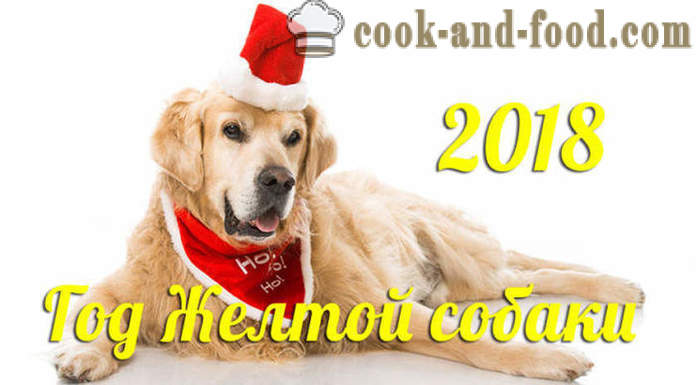 Απλή και νόστιμες συνταγές για το νέο έτος 2018 με μια φωτογραφία - τι να μαγειρέψουν για το Νέο Έτος 2018 Έτος του Σκύλου