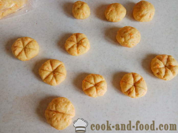 Scary κολοκύθα για Απόκριες cookies - πώς να κάνει τα μπισκότα για Απόκριες κολοκύθες, βήμα προς βήμα φωτογραφίες συνταγή
