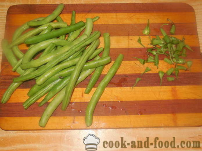 Πράσινα φασόλια σε μια κατσαρόλα - πώς να μαγειρεύουν ένα νόστιμο πράσινα φασόλια, ένα βήμα προς βήμα φωτογραφίες συνταγή