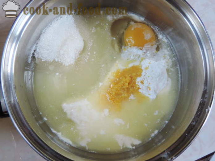 Λεμόνι κρέμα με άμυλο - πώς να μαγειρεύουν σπιτικά κρέμα με λεμόνι, με μια βήμα προς βήμα φωτογραφίες συνταγή