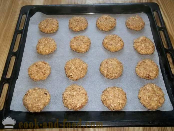 Σπιτικά μπισκότα βρώμης πλιγούρι βρώμης - πώς να μαγειρεύουν μπισκότα βρώμης στο σπίτι, βήμα προς βήμα φωτογραφίες συνταγή