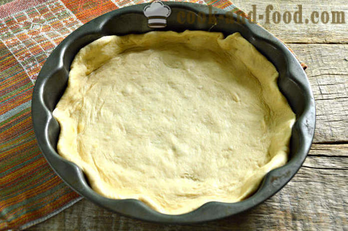 Νόστιμα κέικ καλύπτονται με μανιτάρια και λάχανο - πώς να ψήνουν μια πίτα με λάχανο και μανιτάρια στο φούρνο, με μια βήμα προς βήμα φωτογραφίες συνταγή