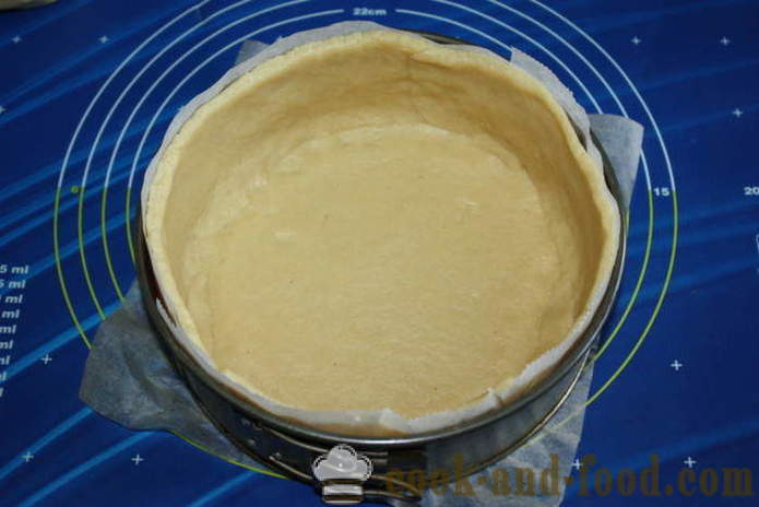 Sand Cherry Pie - πώς να ψήνουν ένα κέικ με ένα κεράσι στο φούρνο, με μια βήμα προς βήμα φωτογραφίες συνταγή
