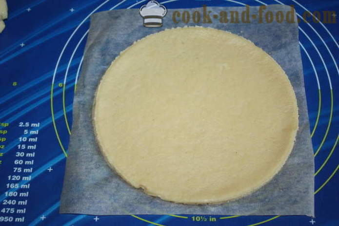 Sand Cherry Pie - πώς να ψήνουν ένα κέικ με ένα κεράσι στο φούρνο, με μια βήμα προς βήμα φωτογραφίες συνταγή