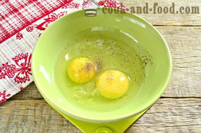 Ομελέτα με μελιτζάνες και ντομάτες - πώς να προετοιμάσετε τηγανητές μελιτζάνες με αυγά και ντομάτες, ένα βήμα προς βήμα φωτογραφίες συνταγή