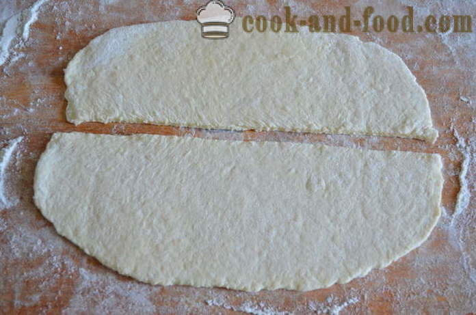 Cherry πίτας-σαλιγκάρι σε κεφίρ - πώς να μαγειρεύουν μια τούρτα με κεράσι-σαλιγκάρι, ένα βήμα προς βήμα φωτογραφίες συνταγή