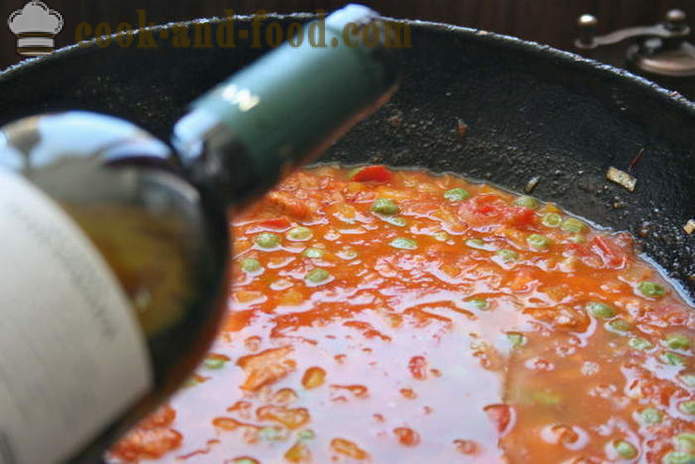 Κλασικό παέγια με κοτόπουλο και θαλασσινά - πώς να κάνει paella στο σπίτι, βήμα προς βήμα φωτογραφίες συνταγή
