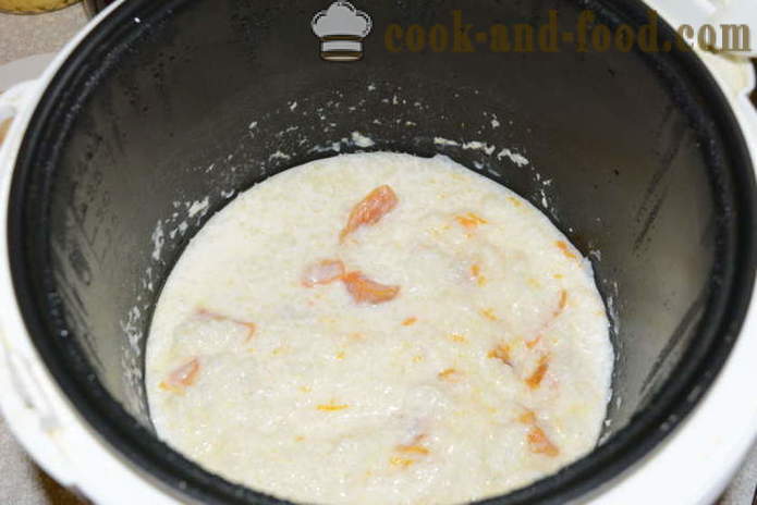 Νόστιμα κουάκερ ρύζι με το γάλα σε multivarka - πώς να ετοιμάζω το ρύζι κουάκερ γάλα, ένα βήμα προς βήμα φωτογραφίες συνταγή